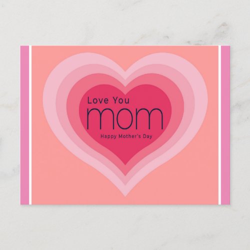 happy mothers day  postcard