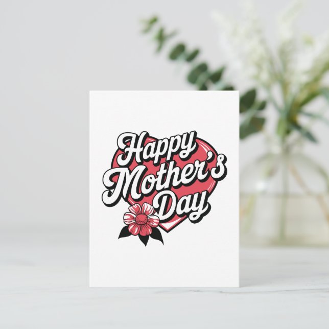 Happy Mothers Day Postcard (Standing Front)