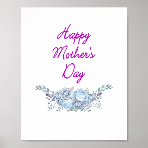 happy mothers day  poster