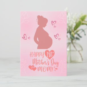 Happy Mother's Day Pregnant Mom Card