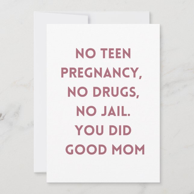 Happy Mother's Day punny card  (Front)