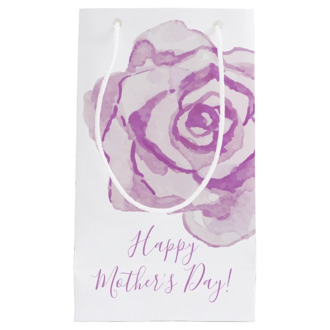Happy Mother's Day! | Purple Watercolor Rose