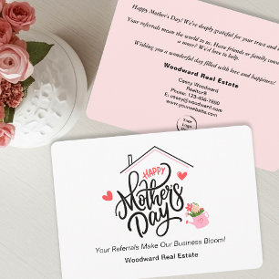 Happy Mother's Day   Realtor Business Bloom Sweet  Holiday Card