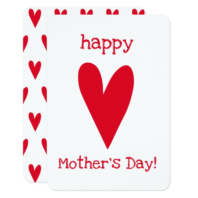 Happy Mother's Day!! Red Heart
