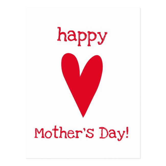 Happy Mother's Day! Red Heart