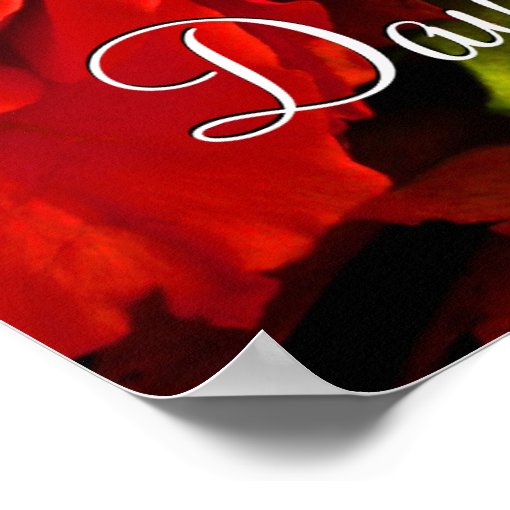 Happy Mother's Day Red Yellow Rose Poster | Zazzle