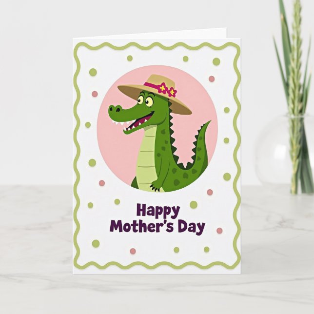 Happy Mothers Day Reptile Card (Front)