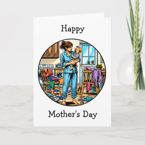 Happy Mothers Day  Sarcastic Funny  Card