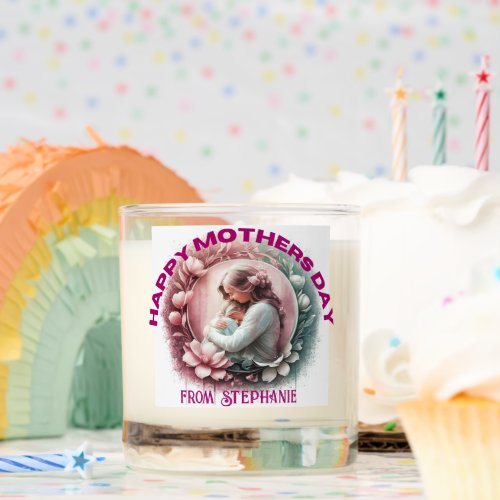 Happy Mothers day  Scented Candle