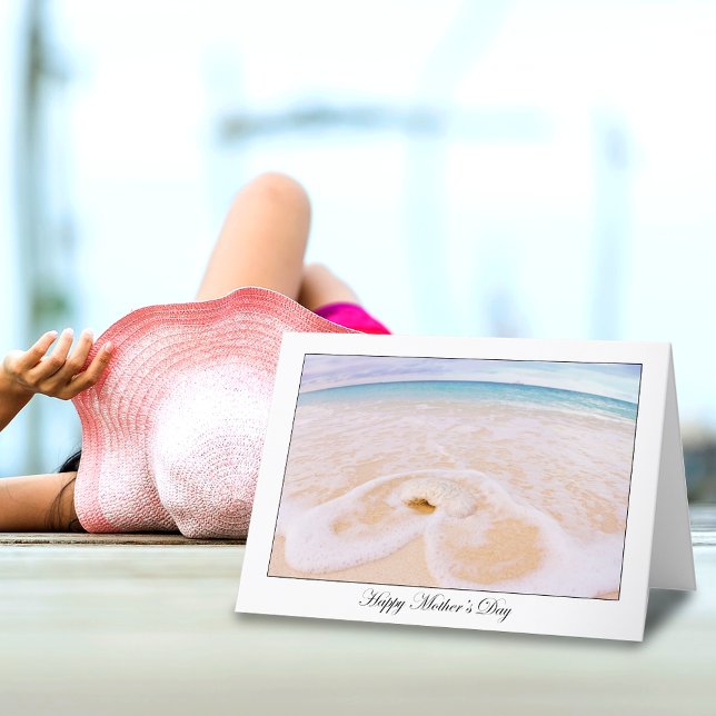 Happy Mother's Day Seashell Beach Card (Creator Uploaded)