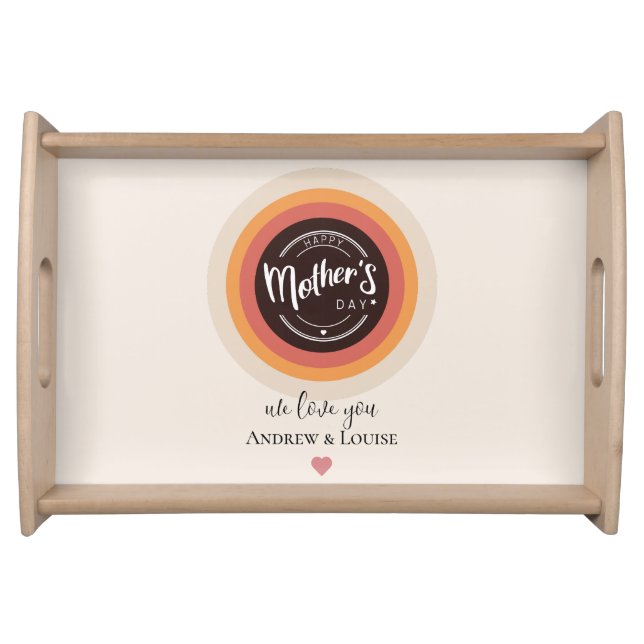 Happy mother's day serving tray (Front)