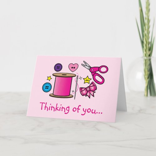 Happy Mothers Day Sewing Card