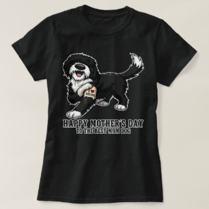 Happy Mother's Day Sheepadoodle Mom Dog  T-Shirt