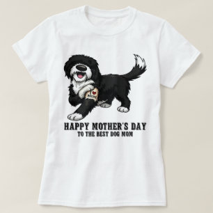 Happy Mother's Day Sheepadoodle Mom Dog  T-Shirt