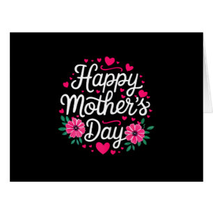Happy Mother's Day Shirt Women Mom Grandma Mothers Cards