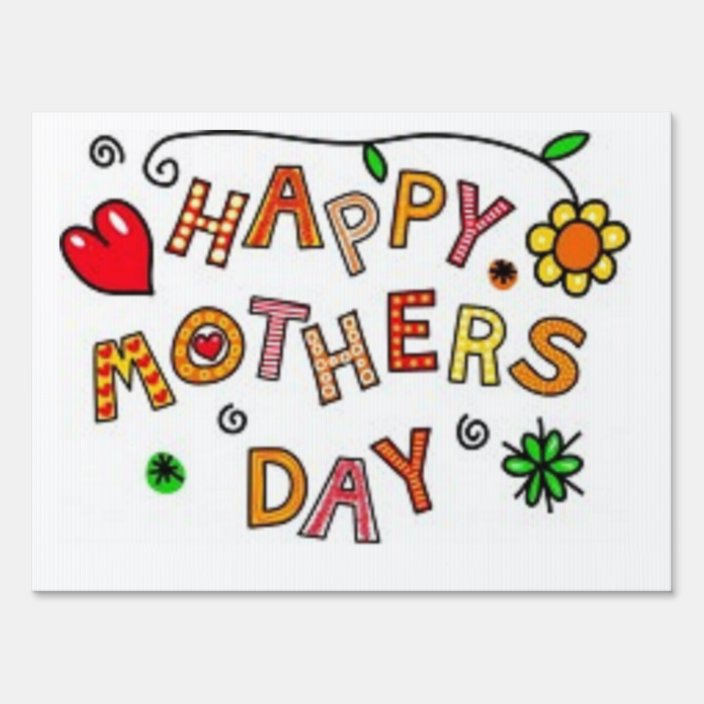 Happy Mothers Day Sign | Zazzle.com