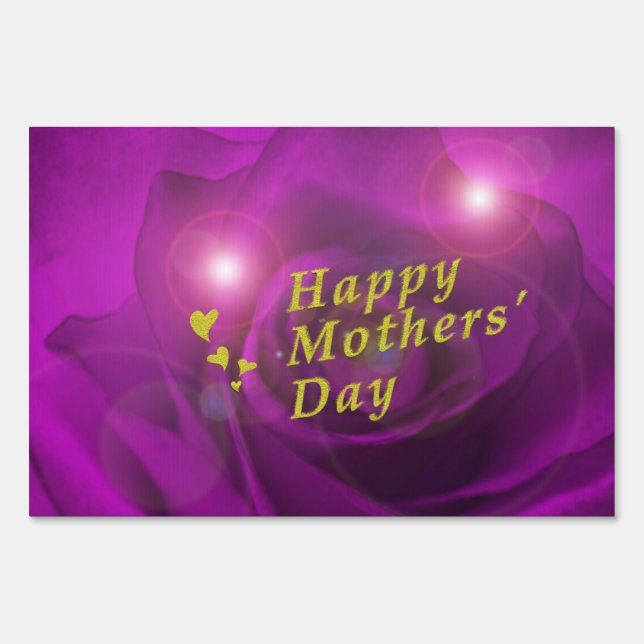 happy mothers day sign (Back)