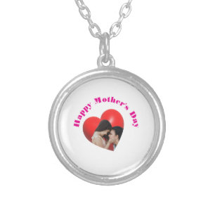Happy Mother's Day Silver Plated Necklace