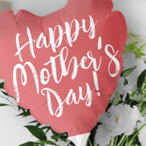 Happy Mother's Day Simple Modern Typography Balloon