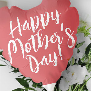 Happy Mother's Day Simple Modern Typography Balloon