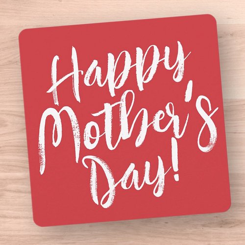 Happy Mothers Day Simple Modern Typography Holiday Card