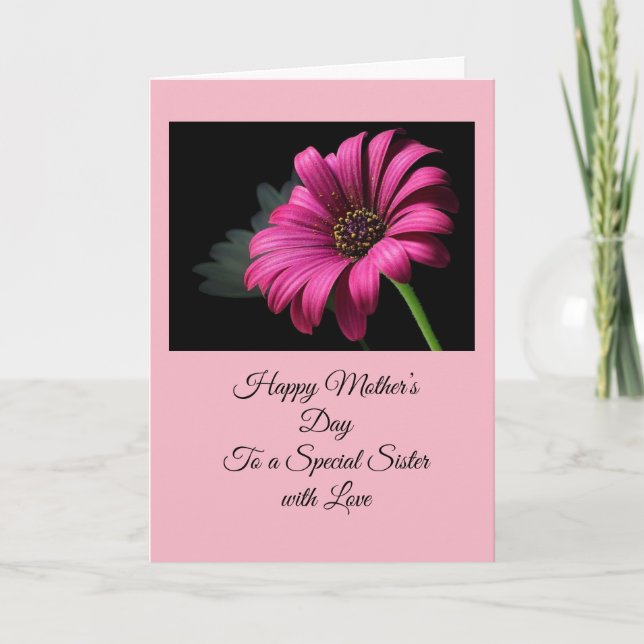 Happy Mother's Day Sister Card (Front)