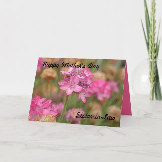 Happy Mother's Day Sister-in-Law Card | Zazzle