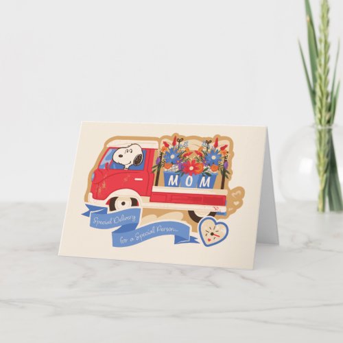 Happy Mother's Day | Snoopy Delivery Card