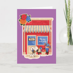 Happy Mother's Day   Snoopy Mom Flower Shop Card
