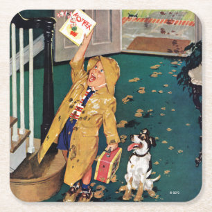 Happy Mother's Day Square Paper Coaster