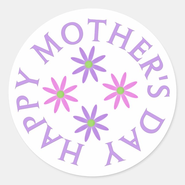 Happy Mothers Day Stickers (Front)