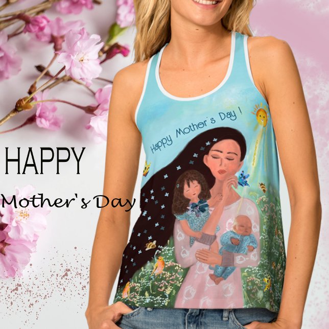 Happy Mothers Day  Tank Top (Happy Mothers Day Tank Top)