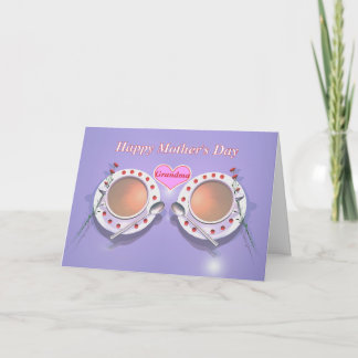 Happy Mother's Day Tea for Grandma Card