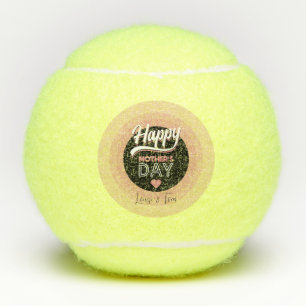 Happy mother's day tennis balls
