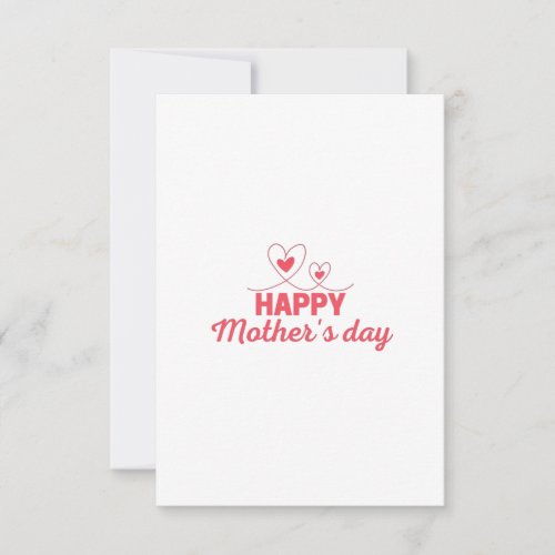 Happy Mothers Day Thank You Card