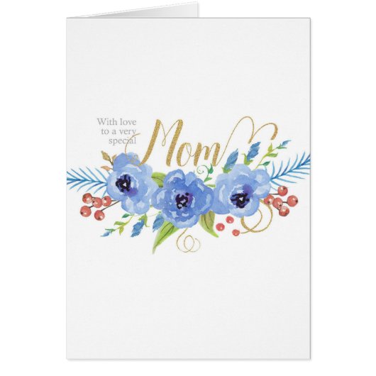Happy Mother's Day to a very special Mom flowers (Front)