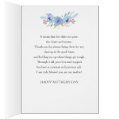 Happy Mother's Day to a very special Mom flowers (Inside (Right))