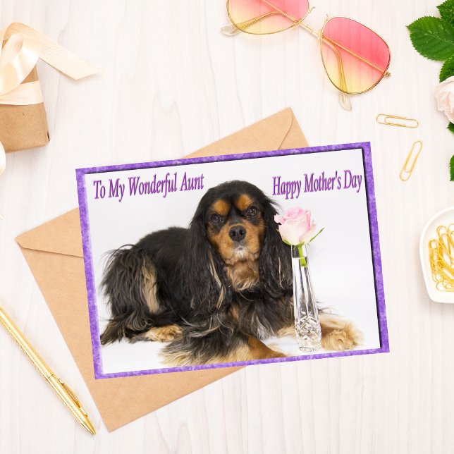 Happy Mother's Day To My Aunt Dog Card (Creator Uploaded)