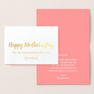 Daughter in Law Mother's Day Hat Sandals Card