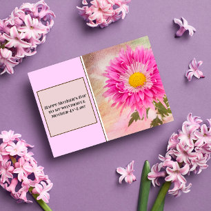 Happy Mother's Day to my Mother-In-Law Daisy Holiday Card