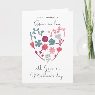 Happy Mother's Day To Sister In Law Card