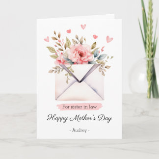 Happy Mothers Day to Sister in law Card