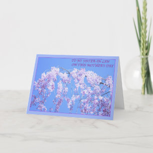 Sister In Law Mother S Day Cards Zazzle