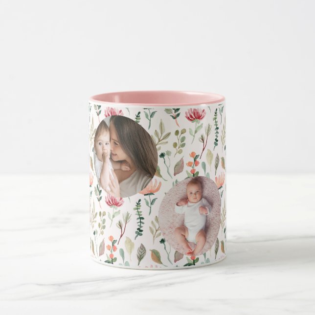 Happy Mother's Day to The Best Mom Photo Mug (Center)