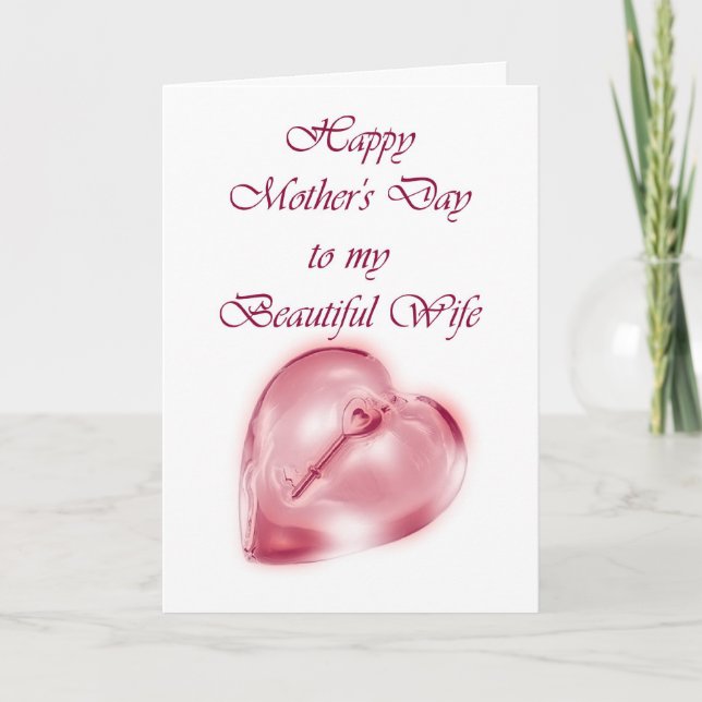 Happy Mother's Day to Wife from Husband Card (Front)