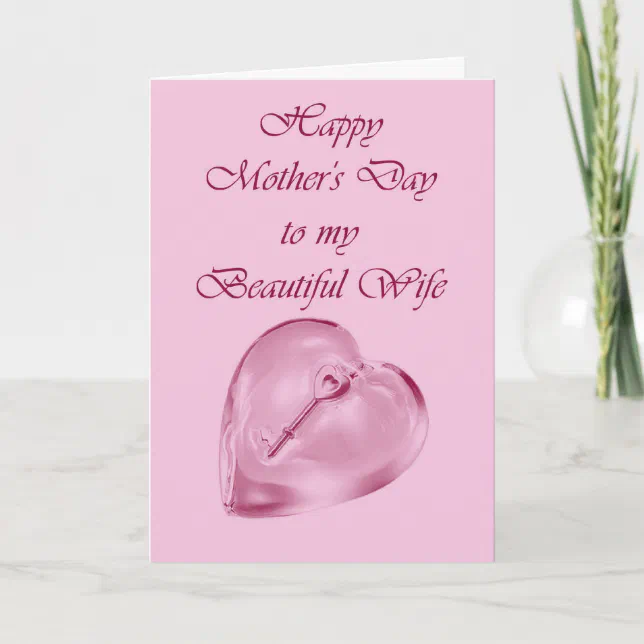 Happy Mother's Day to Wife from Husband Card | Zazzle