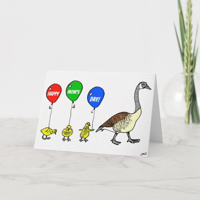 Happy Mother's Day To Your Mother Goose! Card (Front)