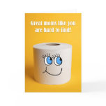 Happy Mother's Day Toilet Paper Humor Holiday Card Happy Mother's Day Toilet Paper Humor Holiday Card