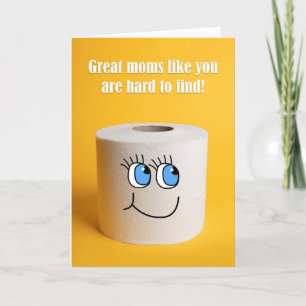 Happy Mother's Day Toilet Paper Humor Holiday Card