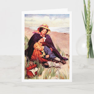 Happy Mother's Day Vintage Art Custom Card